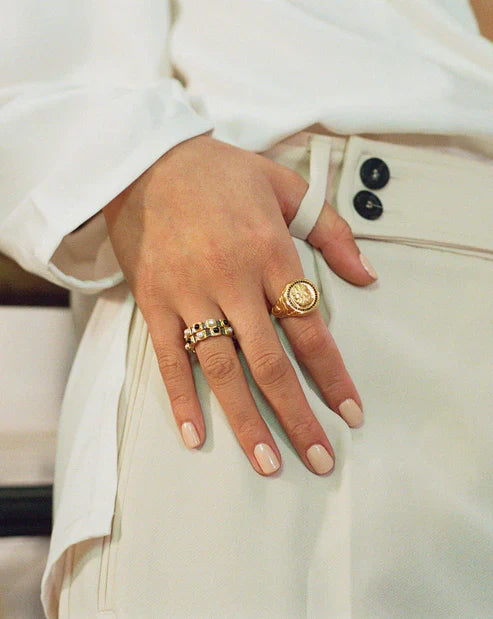 Harris Reed Janus Locket Signet Ring