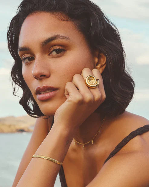 Spiral Statement Ring