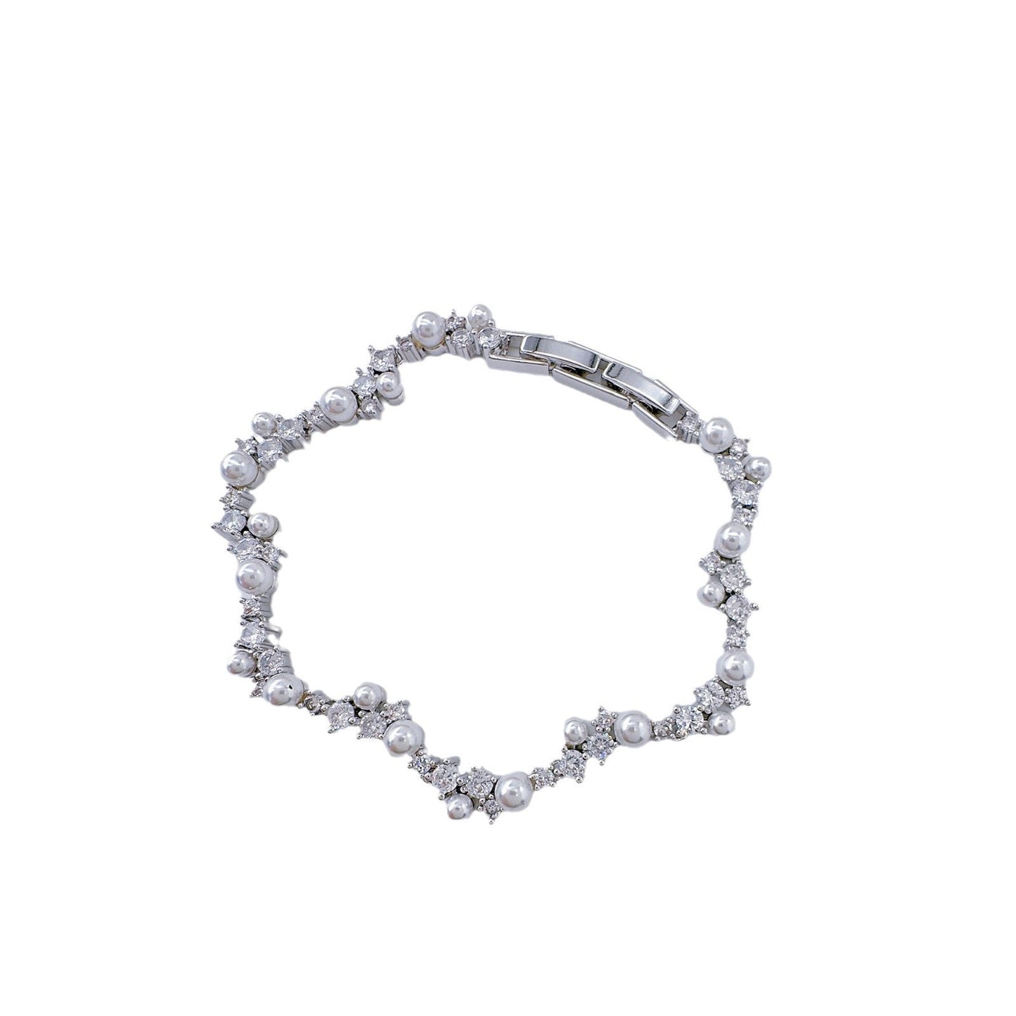 Full Diamonds Pearls Small Fragrance Bracelet