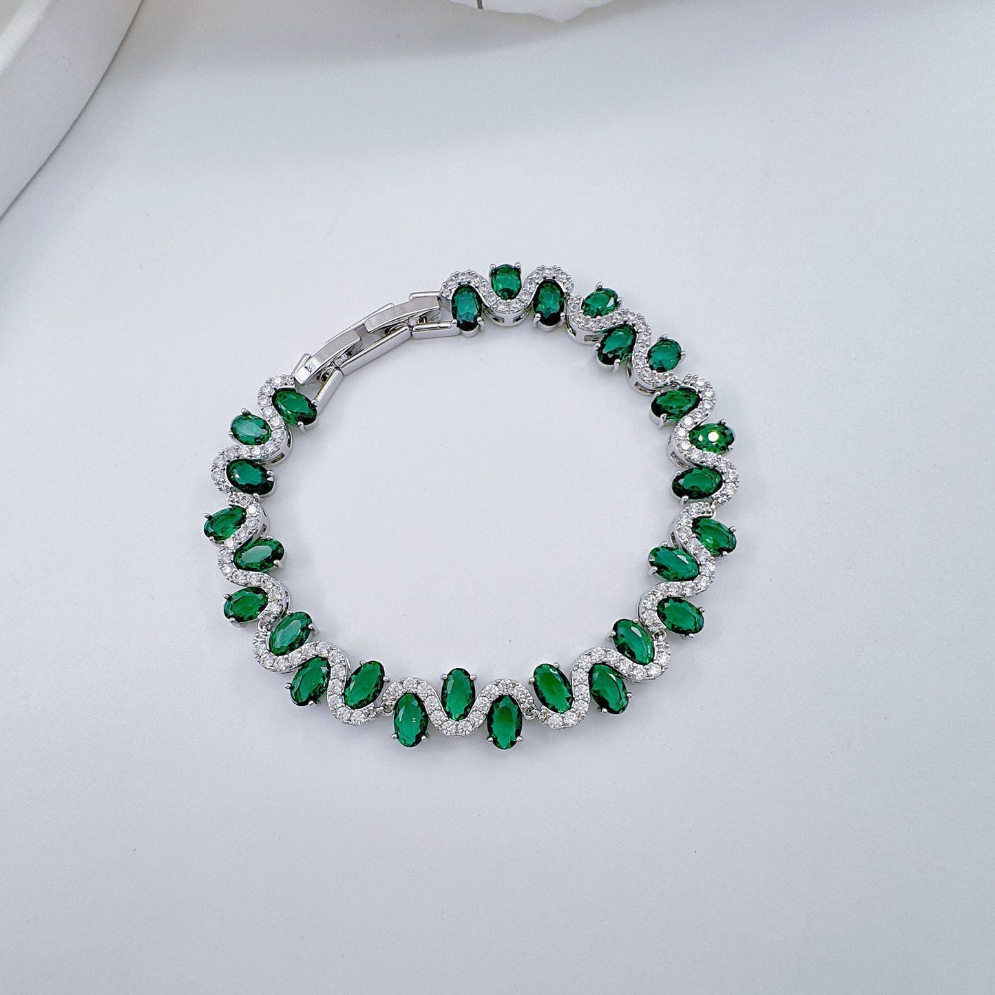 Colorful Bracelet with Zirconia