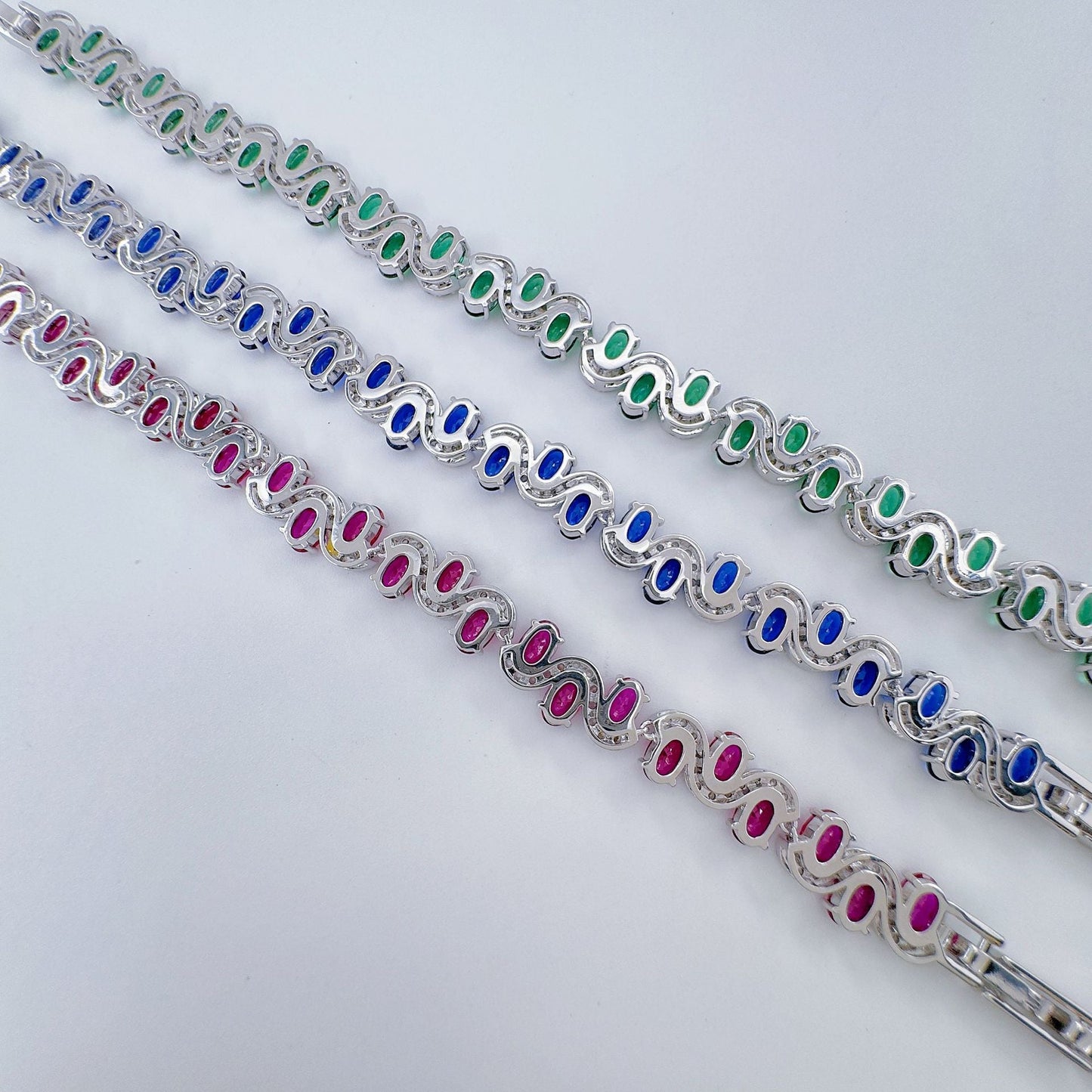 Colorful Bracelet with Zirconia