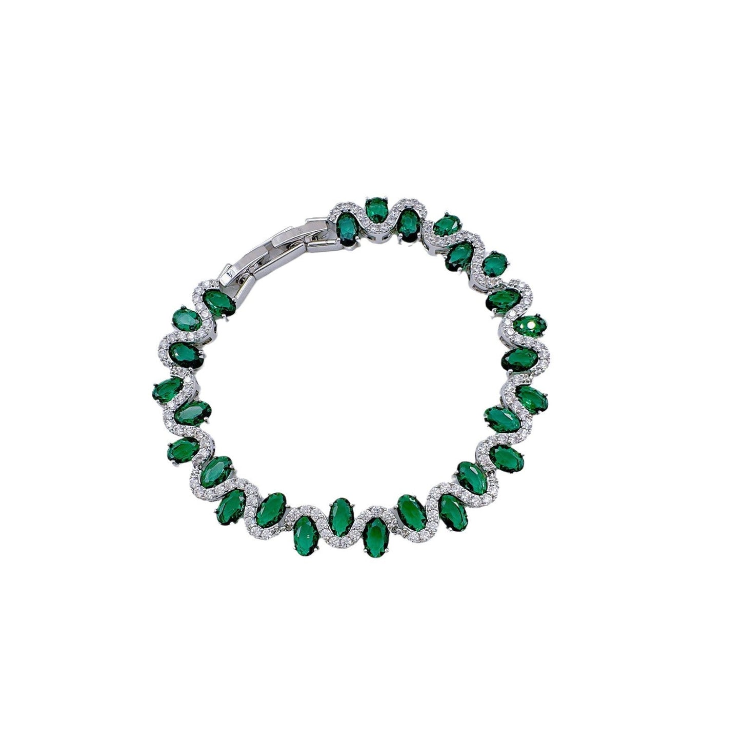 Colorful Bracelet with Zirconia