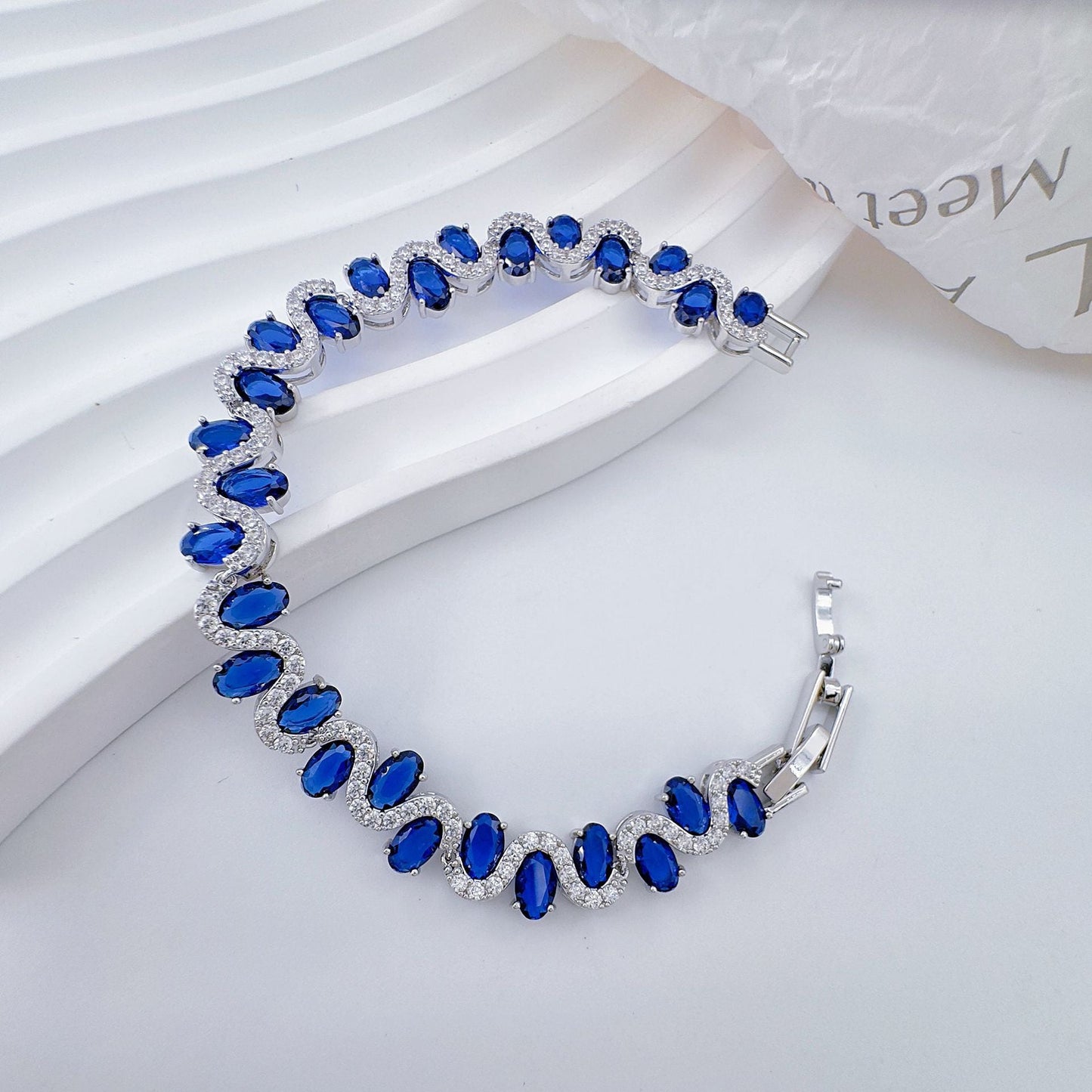 Colorful Bracelet with Zirconia