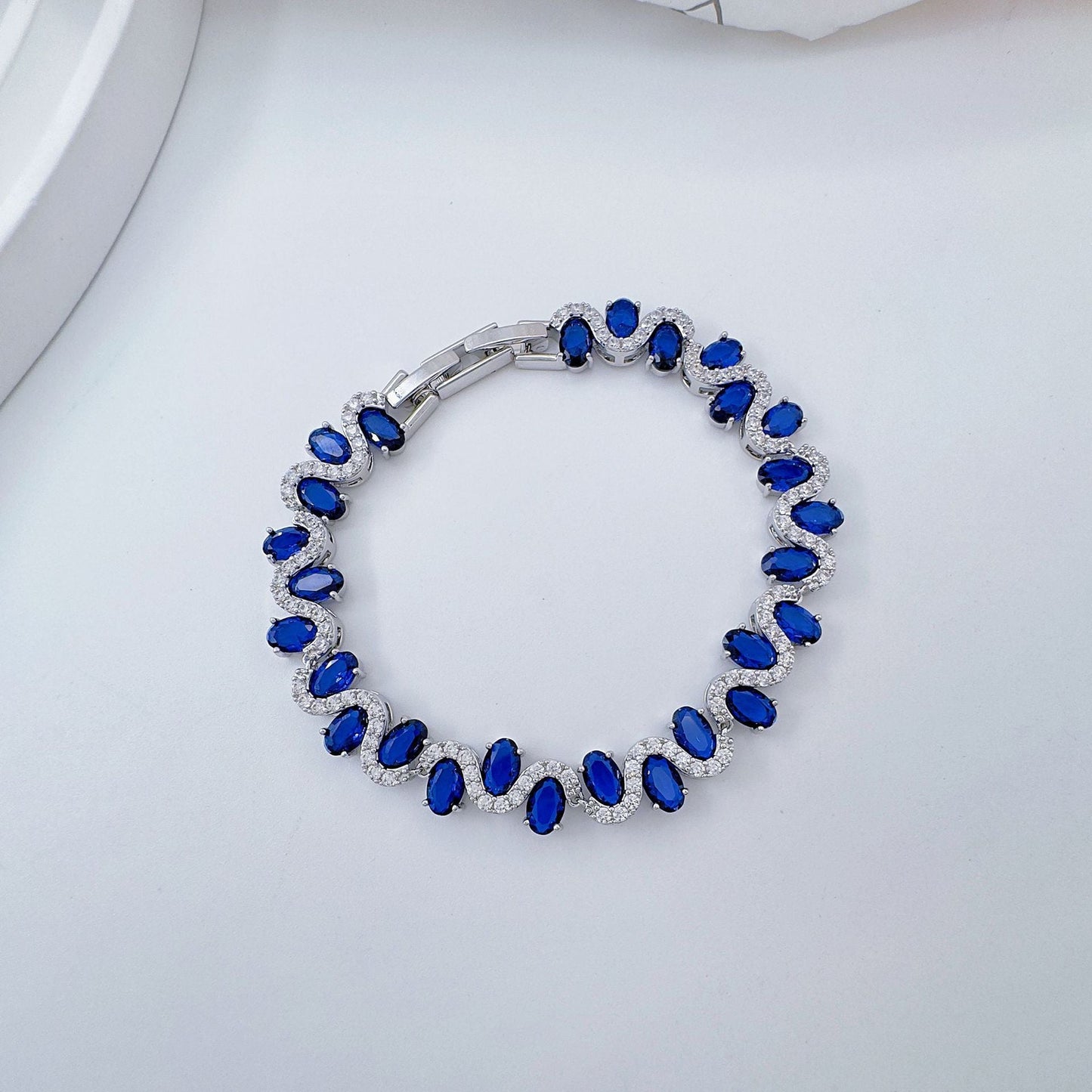 Colorful Bracelet with Zirconia